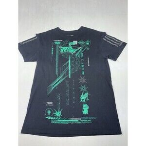 Neo4ic Rick And Morty Graphic Short Sleeve Shirt Black AOP Men’s Large